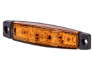Truckled L2256 marker light orange - for car, truck, camper, tractor and more - 12 & 24 volt - IP67 - 6 LED's - R148 certification