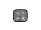 M-LED Force werklamp 12W - lichtgewicht LED werklamp voor 12 & 24 volt - met 4 LED's - 850 lumen - IP67 en IP69K - WL432 - EAN: 8721302891869