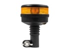 Tralert ZL602 DIN beacon - orange - ECE R65 class - Tralert S07ZL602AA - DIN pole mount - 10 flashing and rotating patterns - 12 and 24 volt