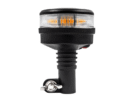 Tralert ZL602 DIN beacon - clear - ECE R65 class - Tralert S07ZL602AC - DIN pipe mount - 10 patterns flashing and rotating - 12 and 24 volt